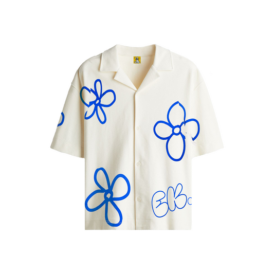 EK Collection Bloom Avenue Shirt Beige/Blue (FW24)