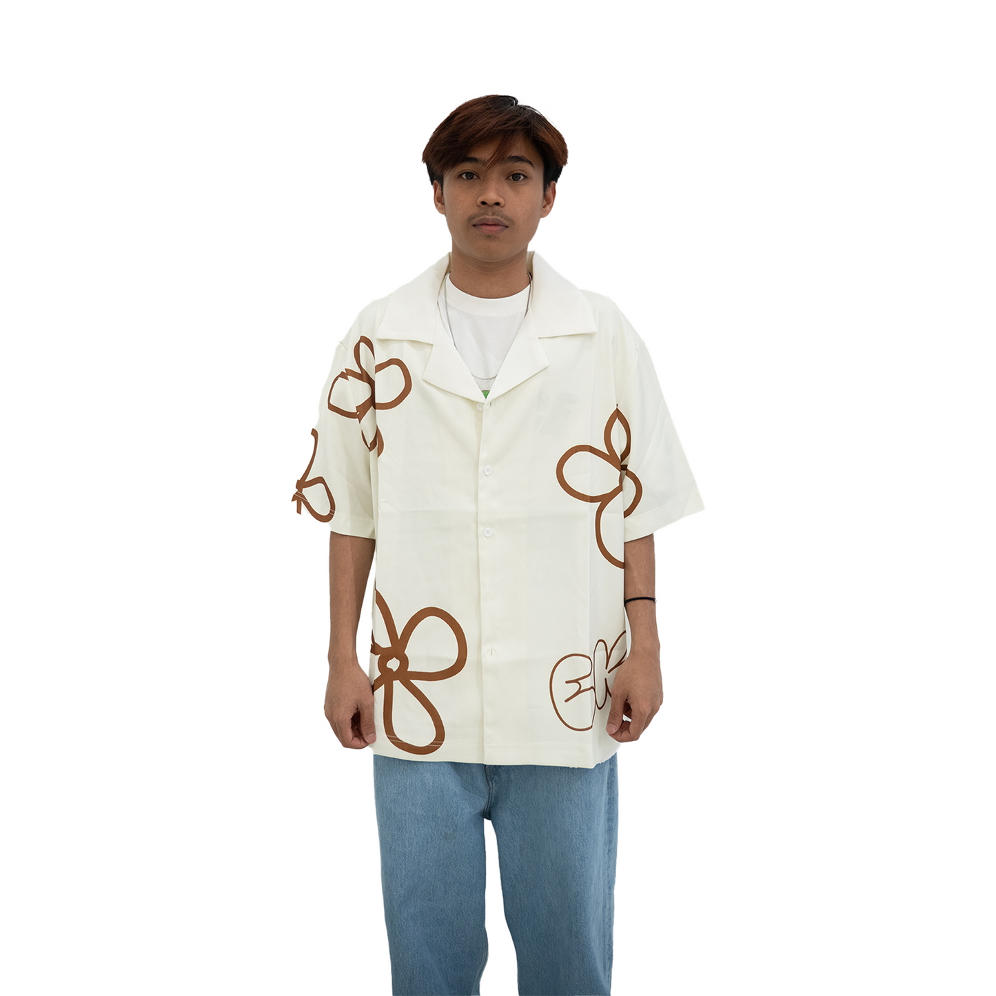 EK Collection Bloom Avenue Shirt Beige/Brown (FW24)