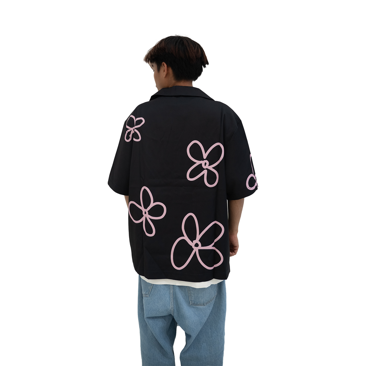 EK Collection Bloom Avenue Shirt Black/Pink (FW24)