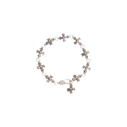 EK Collection Chrome Bracelet Silver