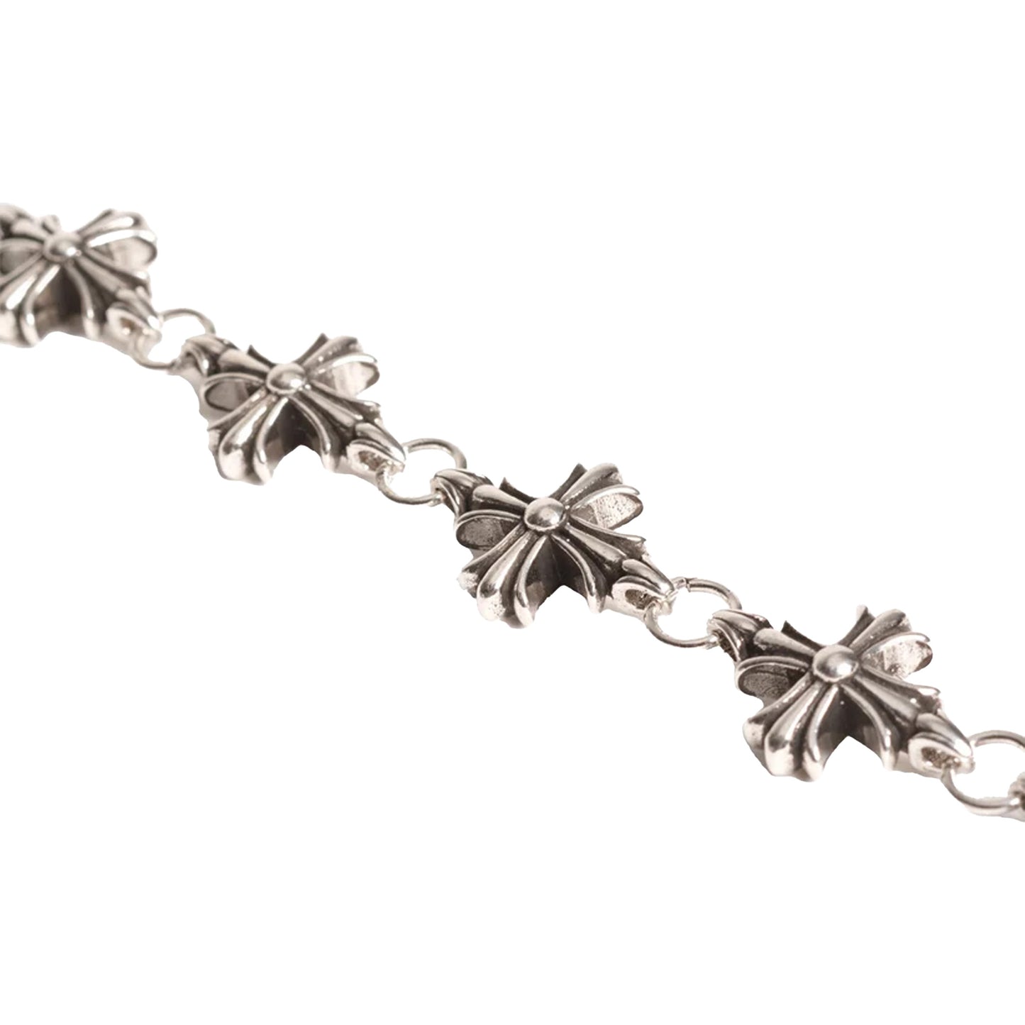 EK Collection Chrome Bracelet Silver