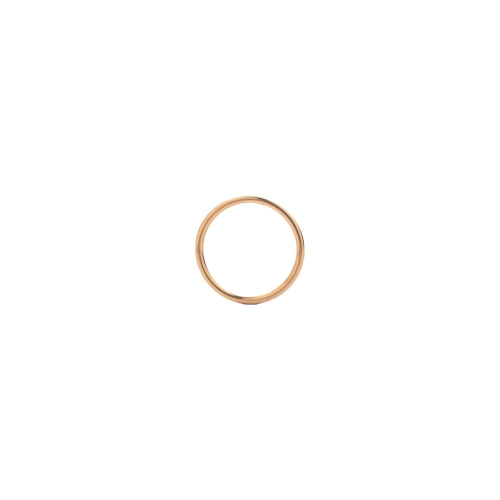 EK Collection Daily Titanium Ring Rose Gold