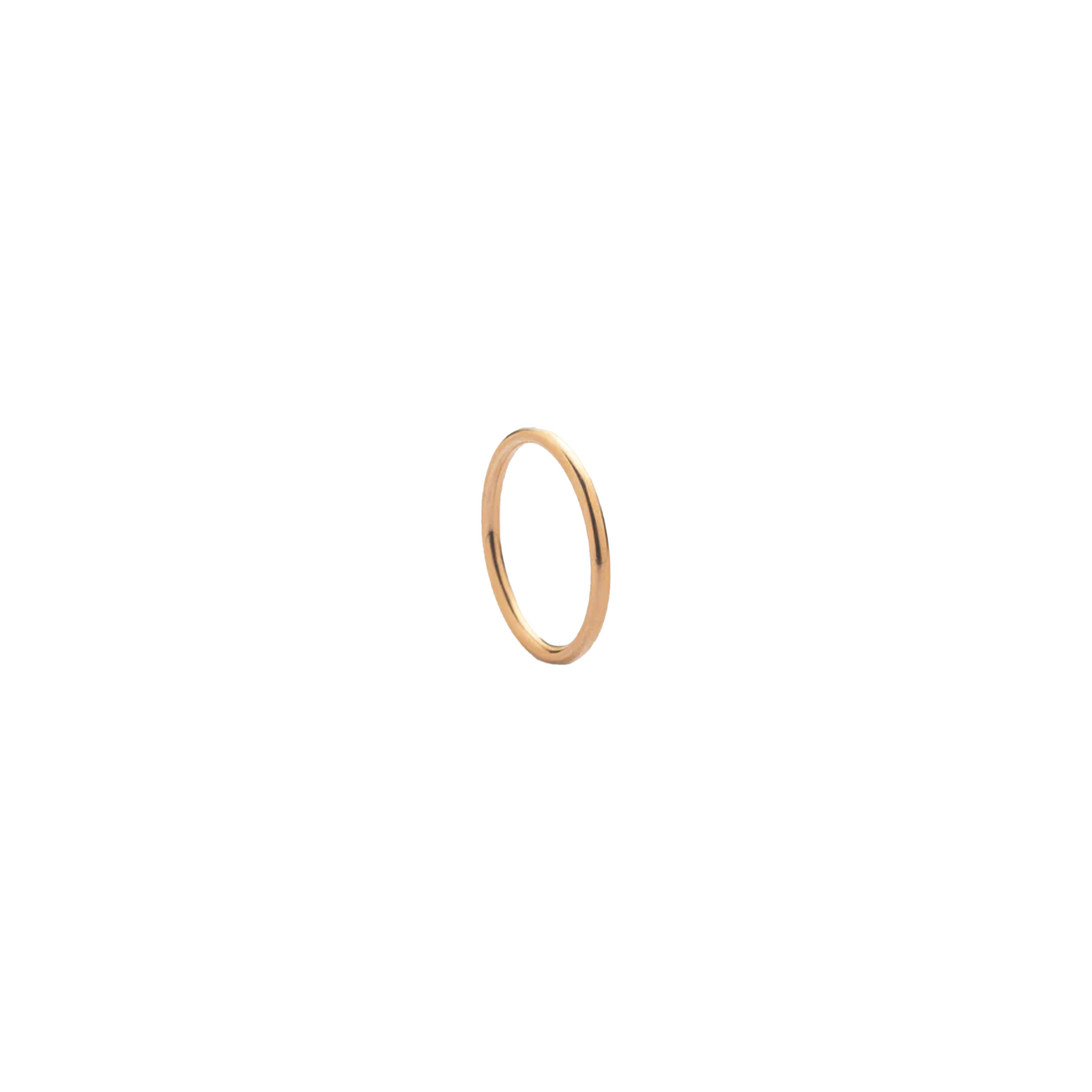 EK Collection Daily Titanium Ring Rose Gold