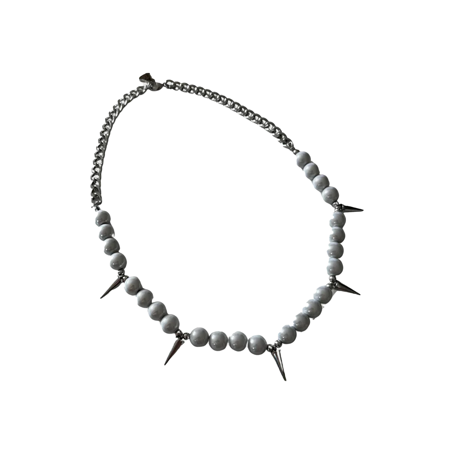 EK Collection Pearl Pierce Necklace Carat Hour Silver
