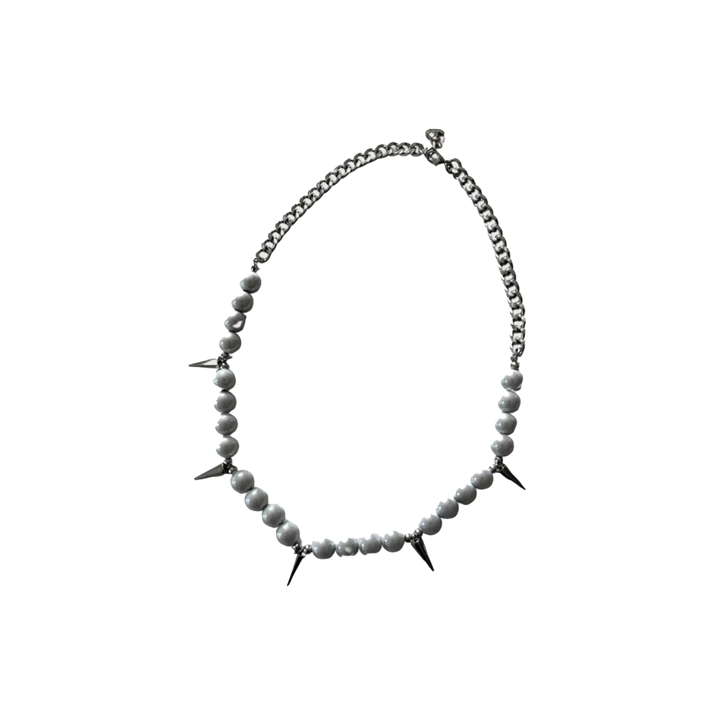 EK Collection Pearl Pierce Necklace Carat Hour Silver
