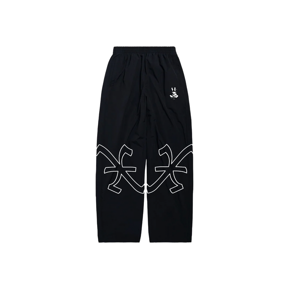 EK Collection x Luxli Signature Anagram Logo Long Pants Black (FW24)