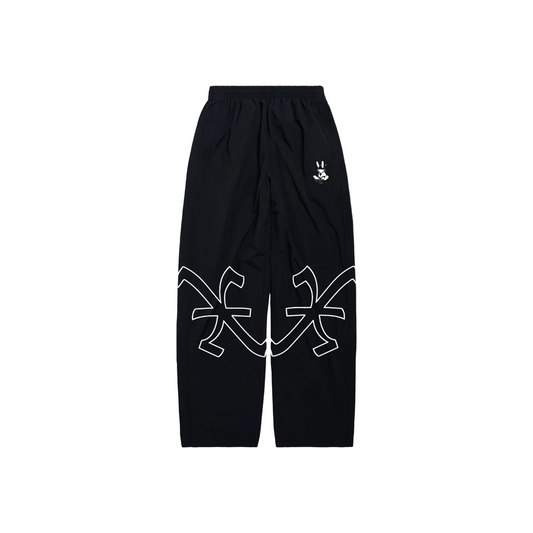 EK Collection x Luxli Signature Anagram Logo Long Pants Black (FW24)