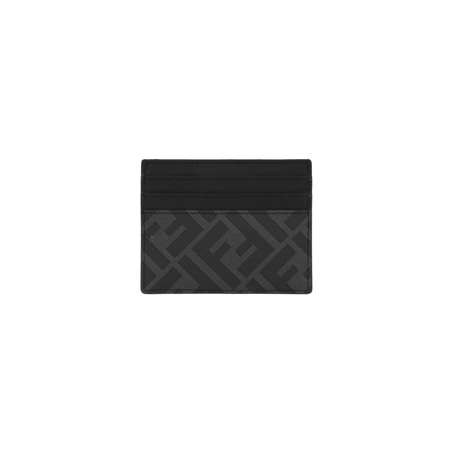 FENDI Diagonal Fabric Card Holder Grey (SS24)