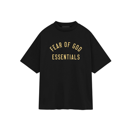 Fear of God Essentials Jersey Crewneck Tee Black (FW24)