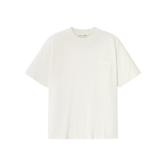 Fear of God ESSENTIALS Embroidered Essential Tee Ivory (FW25)