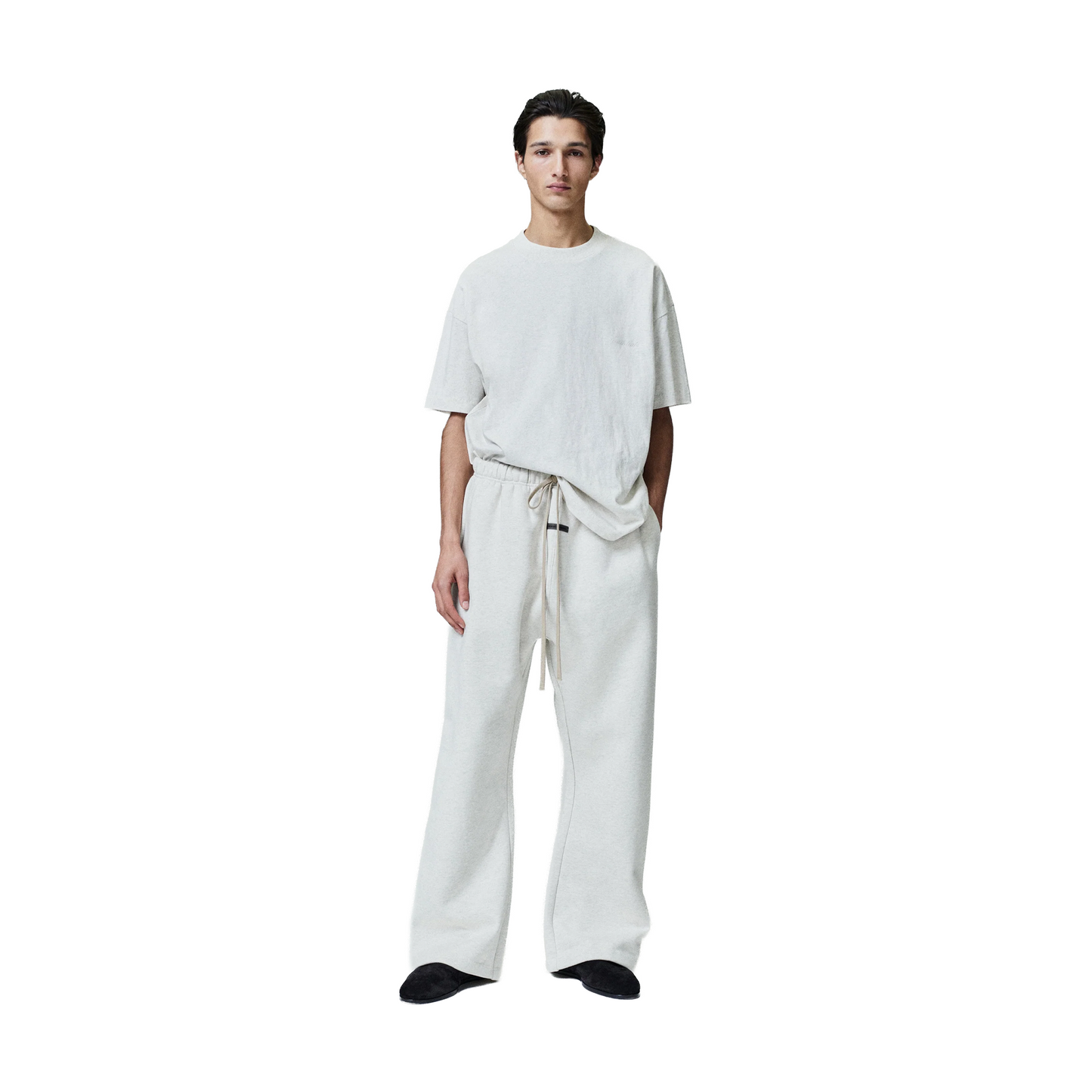 Fear of God ESSENTIALS Embroidered Essential Tee Ivory (FW25)