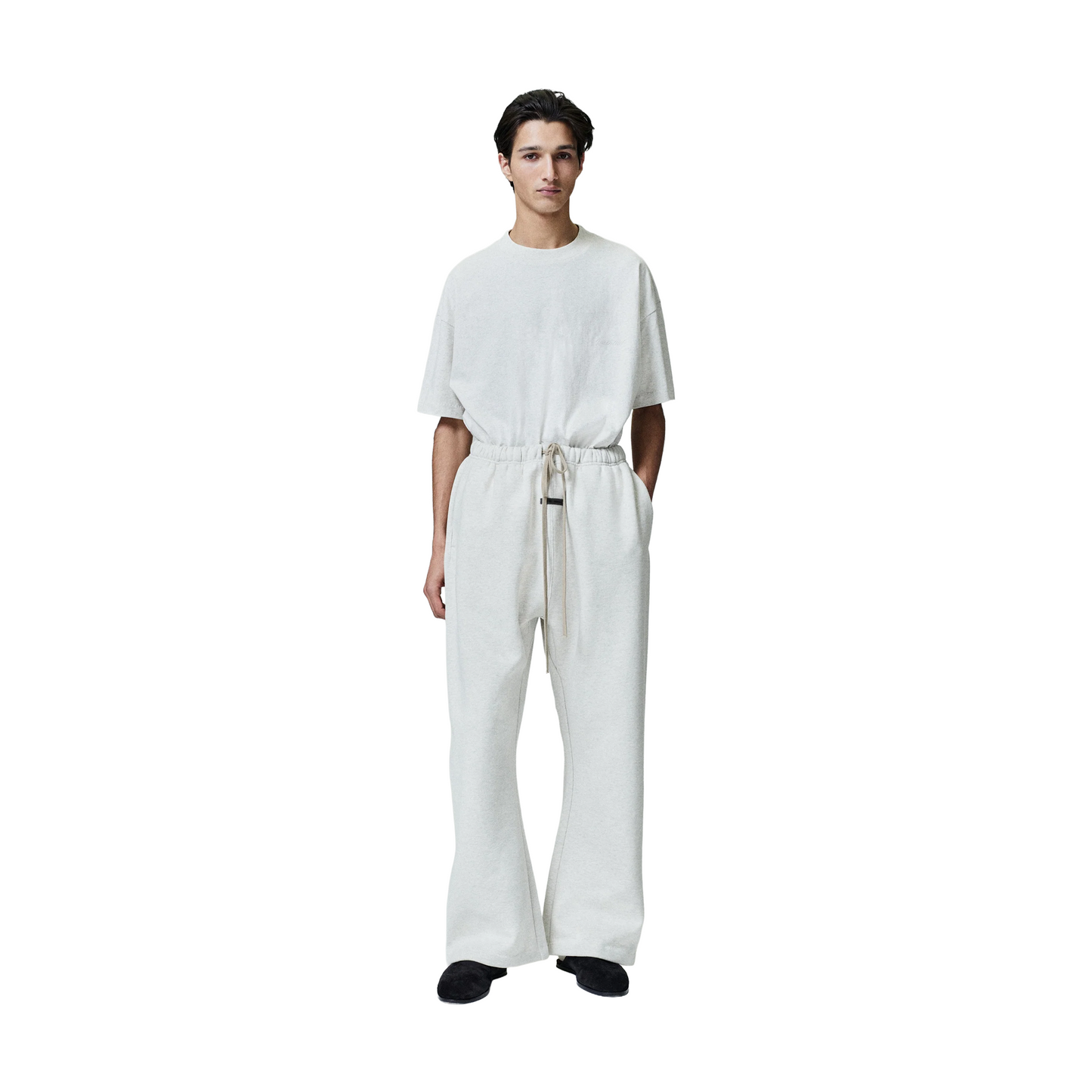 Fear of God ESSENTIALS Embroidered Essential Tee Ivory (FW25)