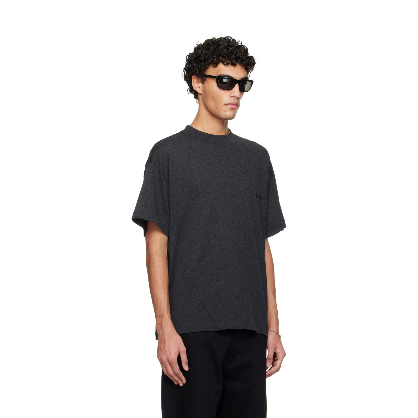 Fear of God ESSENTIALS Embroidered Essential Tee Vintage Black (FW25)