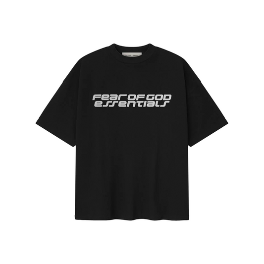 Fear of God ESSENTIALS Ponte 90s Tee Vintage Black (FW25)