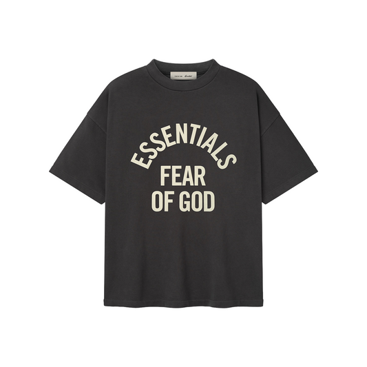 Fear of God Essentials Campus 90's Short Sleeve Tee Faded Black (SS26)