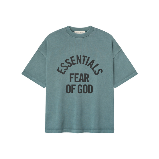 Fear of God Essentials Campus 90's Short Sleeve Tee Faded Coastal (SS26)