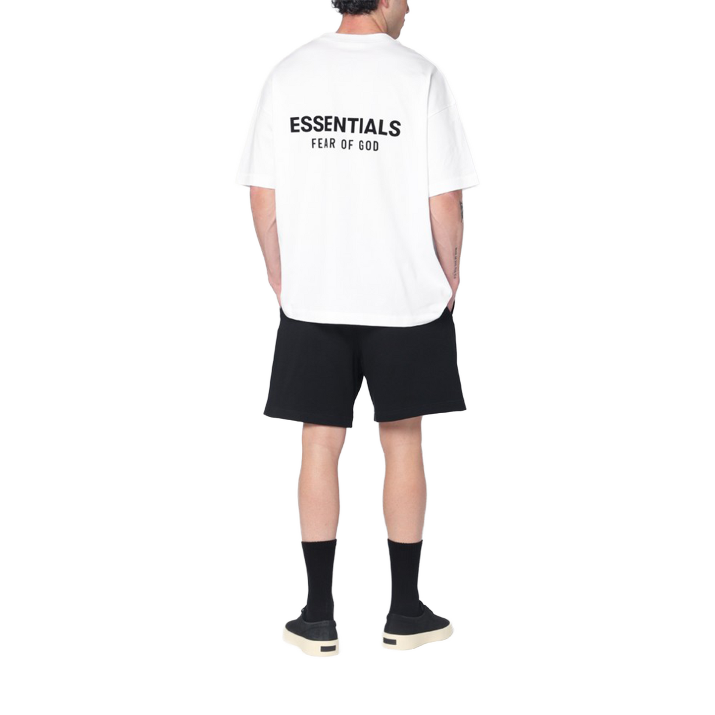Fear of God Essentials Classic Fit Tee Bright White (SS25)
