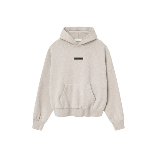 Fear of God Essentials Classic Fleece Hoodie Heather Stone (SS25)