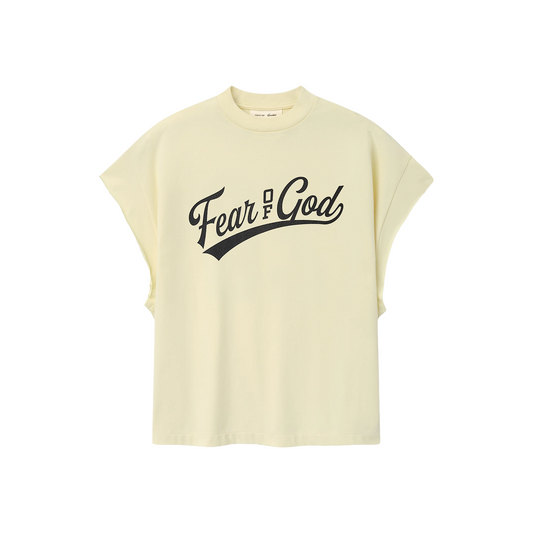 Fear of God Essentials Cut Off 90's Shirt Chalk (SS26)