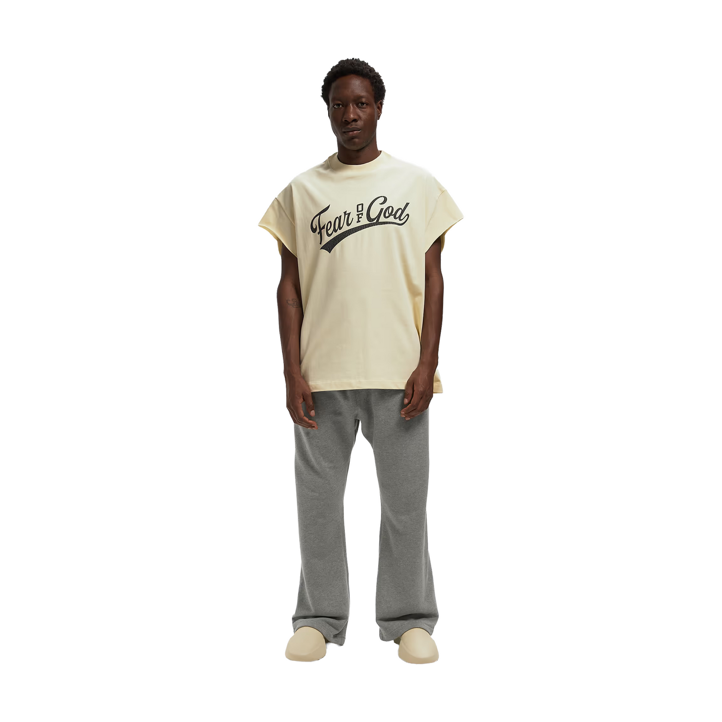 Fear of God Essentials Cut Off 90's Shirt Chalk (SS26)