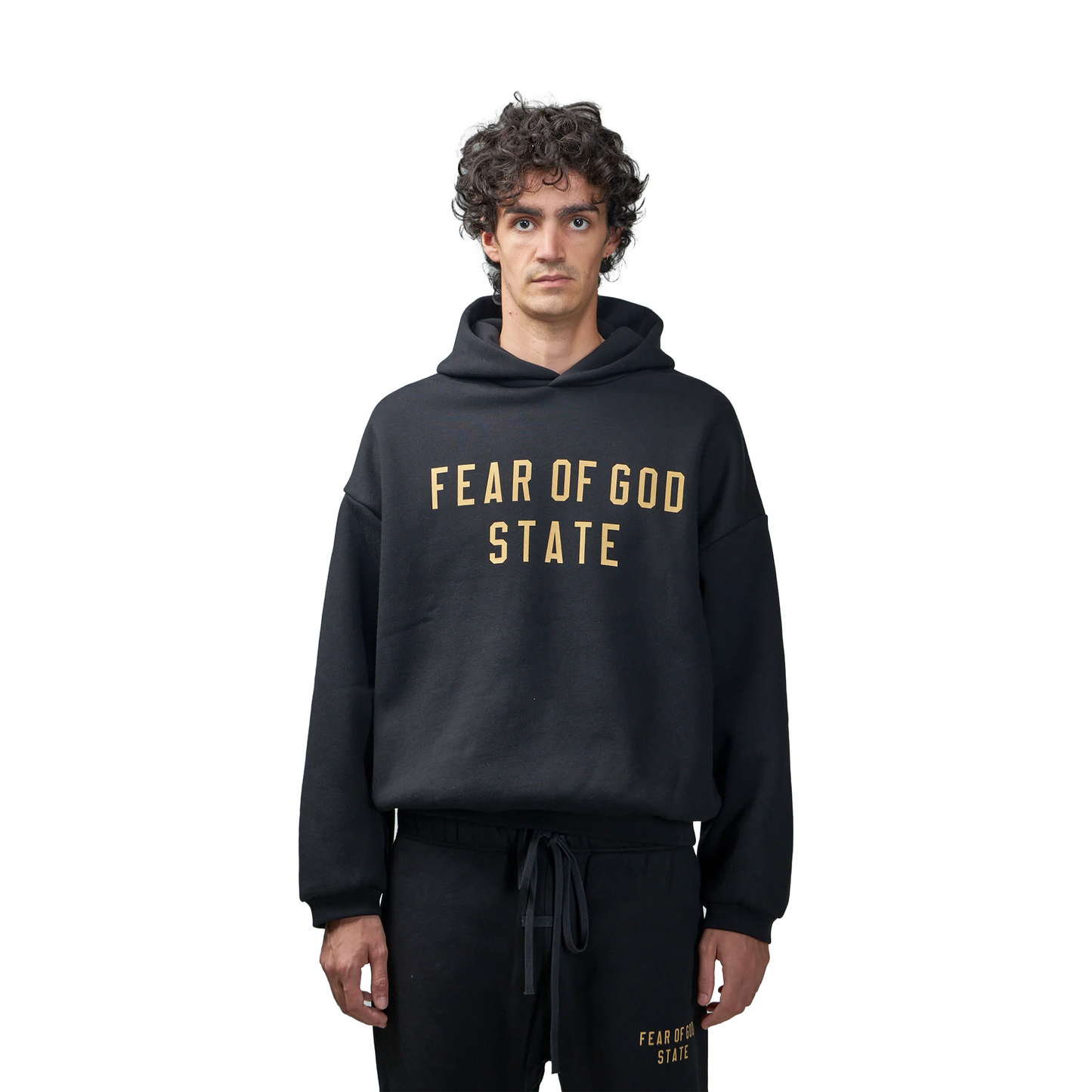 Fear of God Essentials Fleece Hoodie Black (FW24)