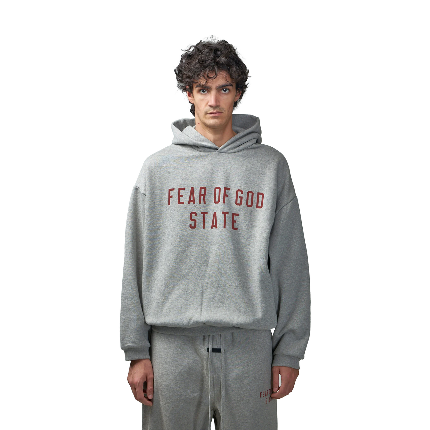 Fear of God Essentials Fleece Hoodie Dark Heather (FW24)