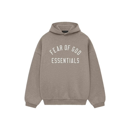Fear of God Essentials Fleece Hoodie Heather Grey (SS25)