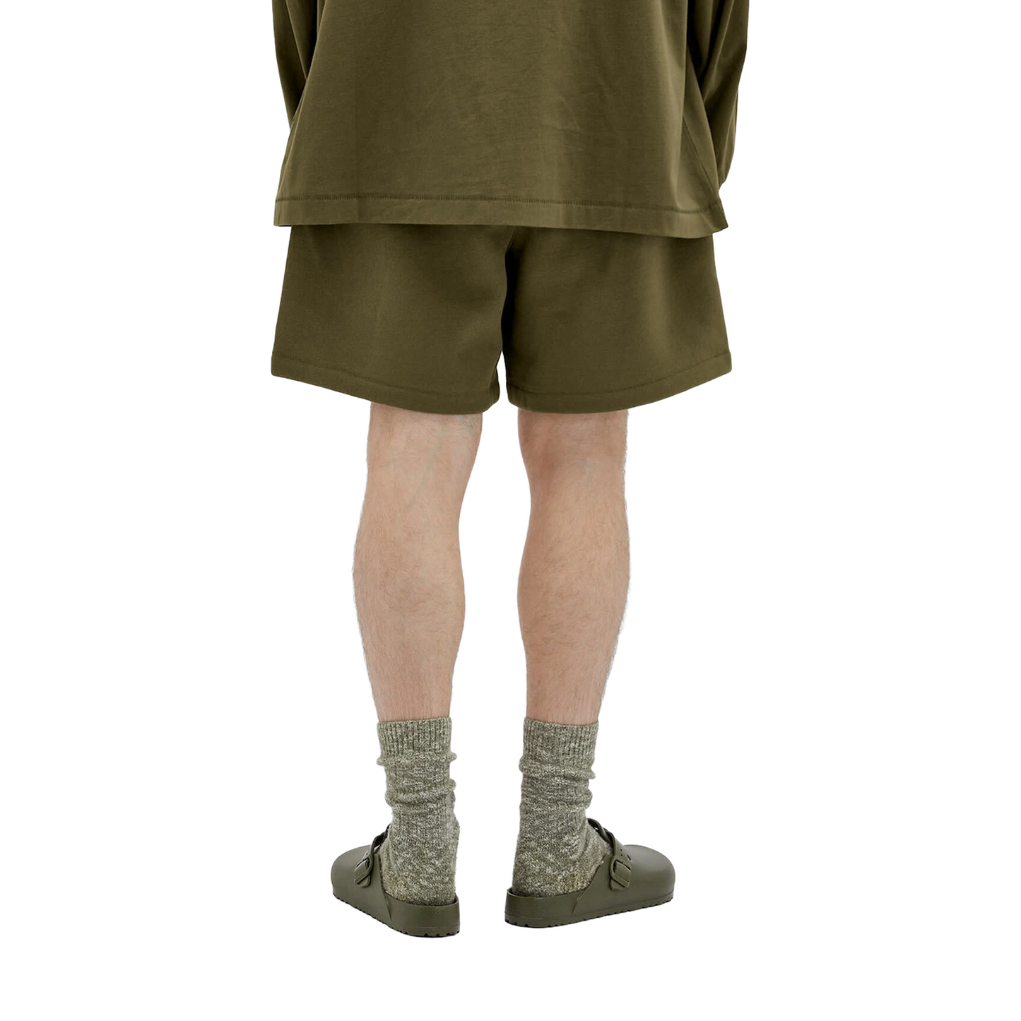 Fear of God Essentials Fleece Soccer Short Military (FW24)