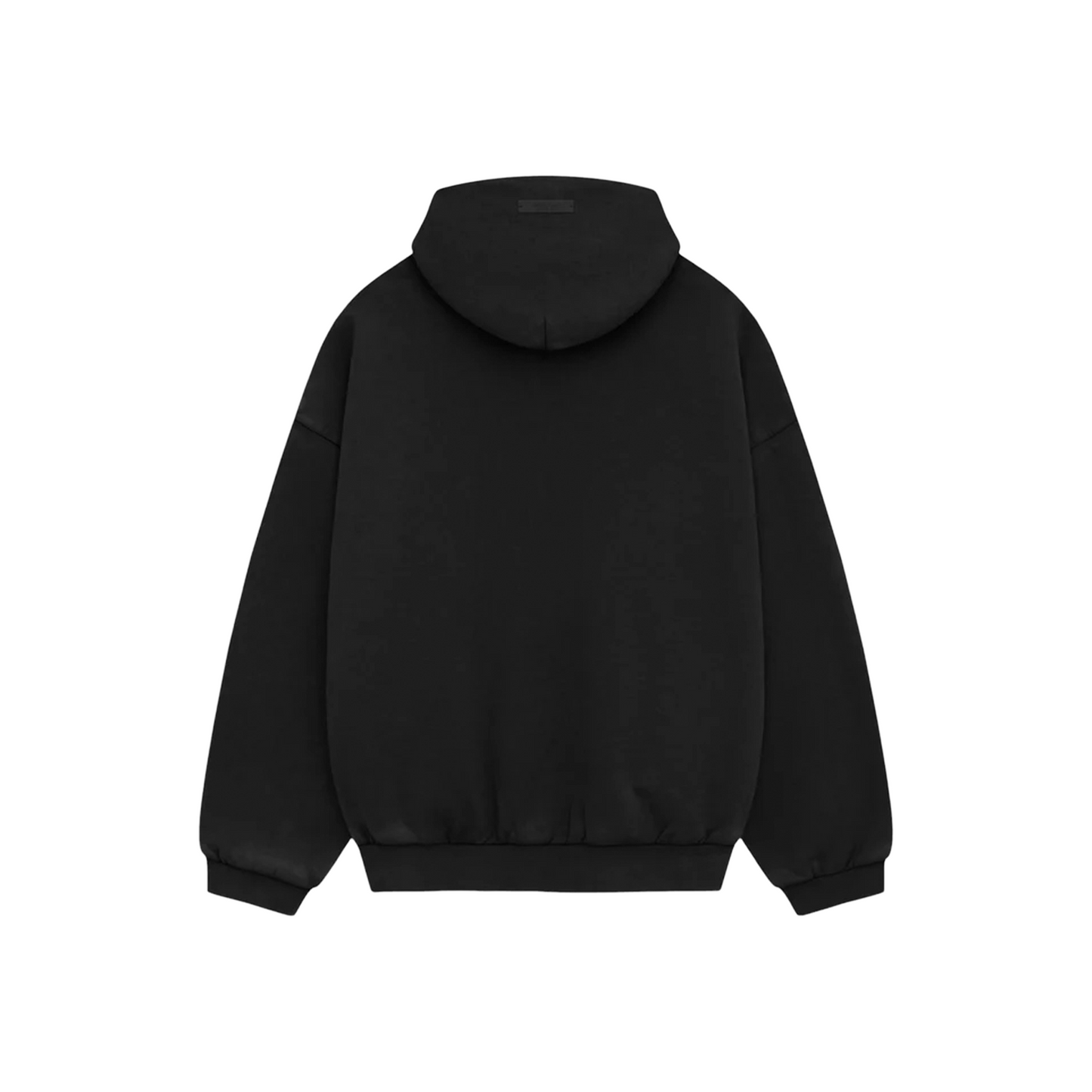 Fear of God Essentials Fleece Vintage Shrunken Hoodie Black (FW24)