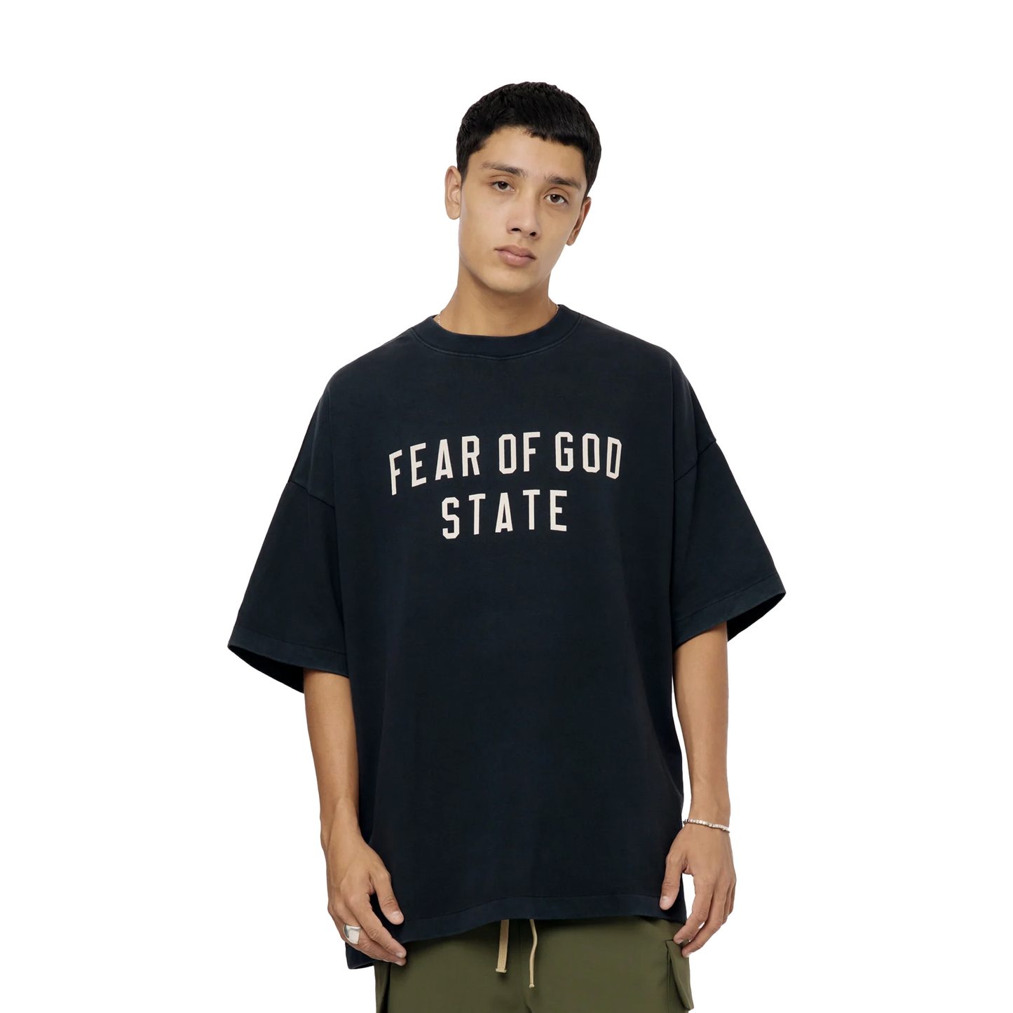 Fear of God Essentials Heavy Crewneck Tee Black (FW24)