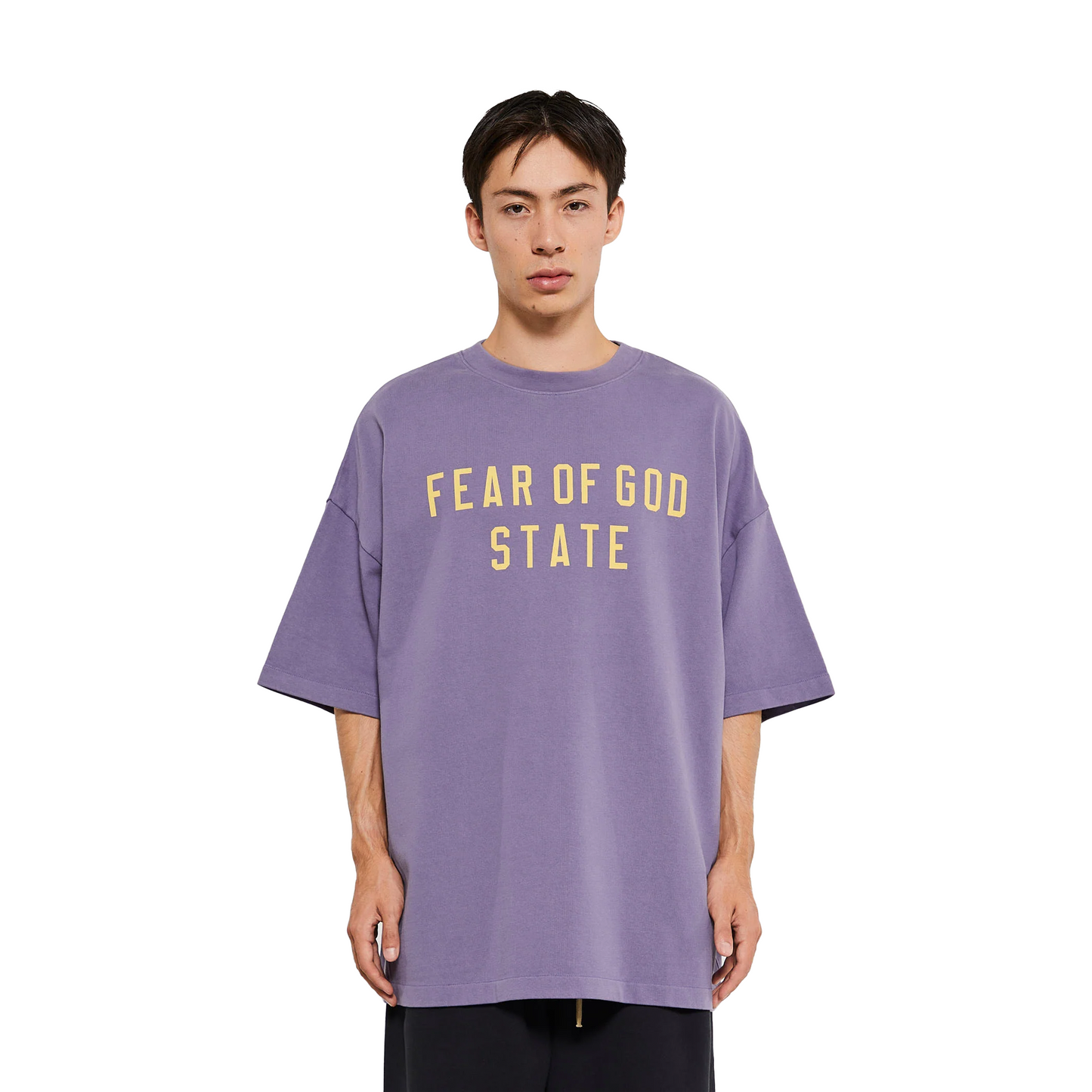 Fear of God Essentials Heavy Crewneck Tee Lavender (FW24)