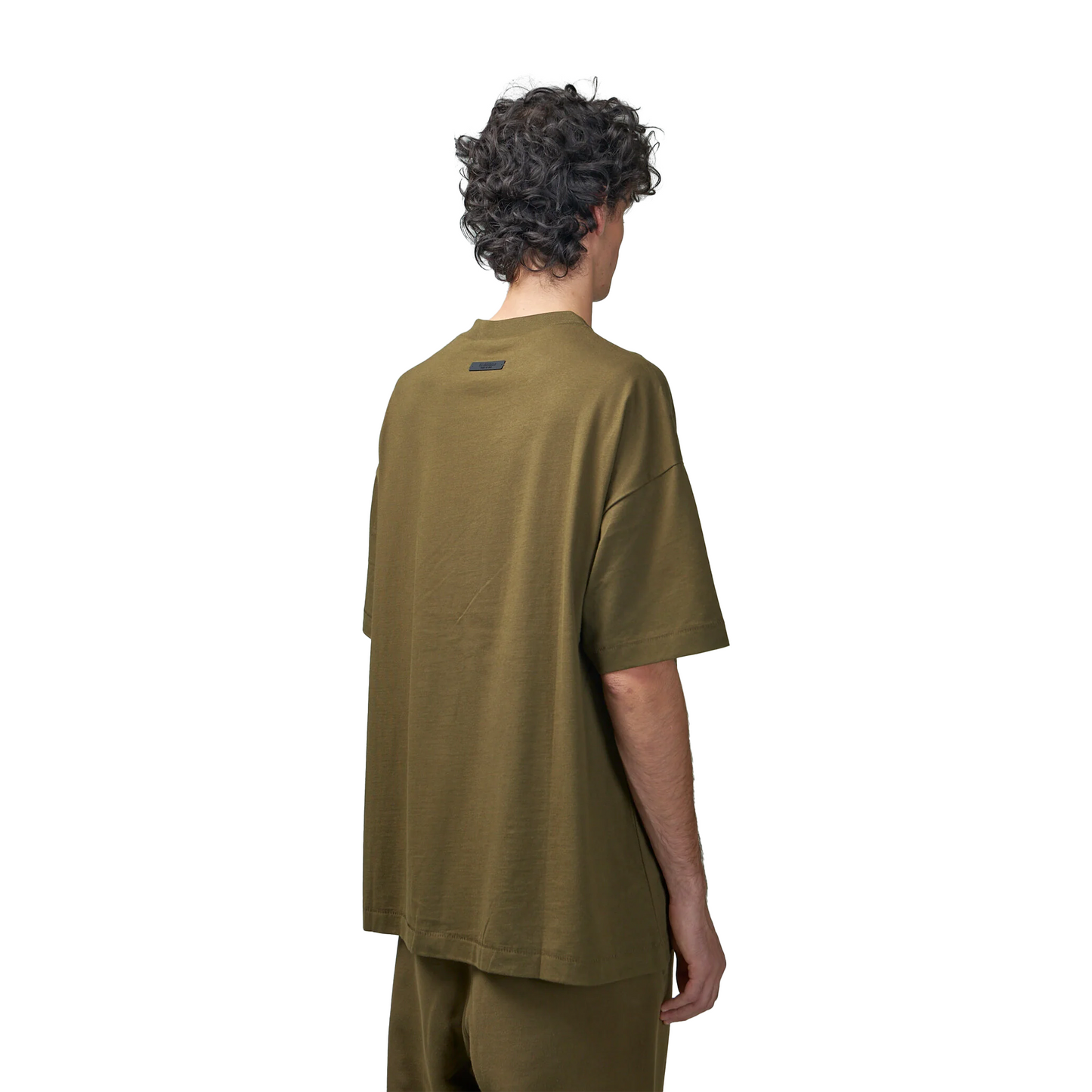 Fear of God Essentials Jersey Crewneck Tee Olive (FW24)