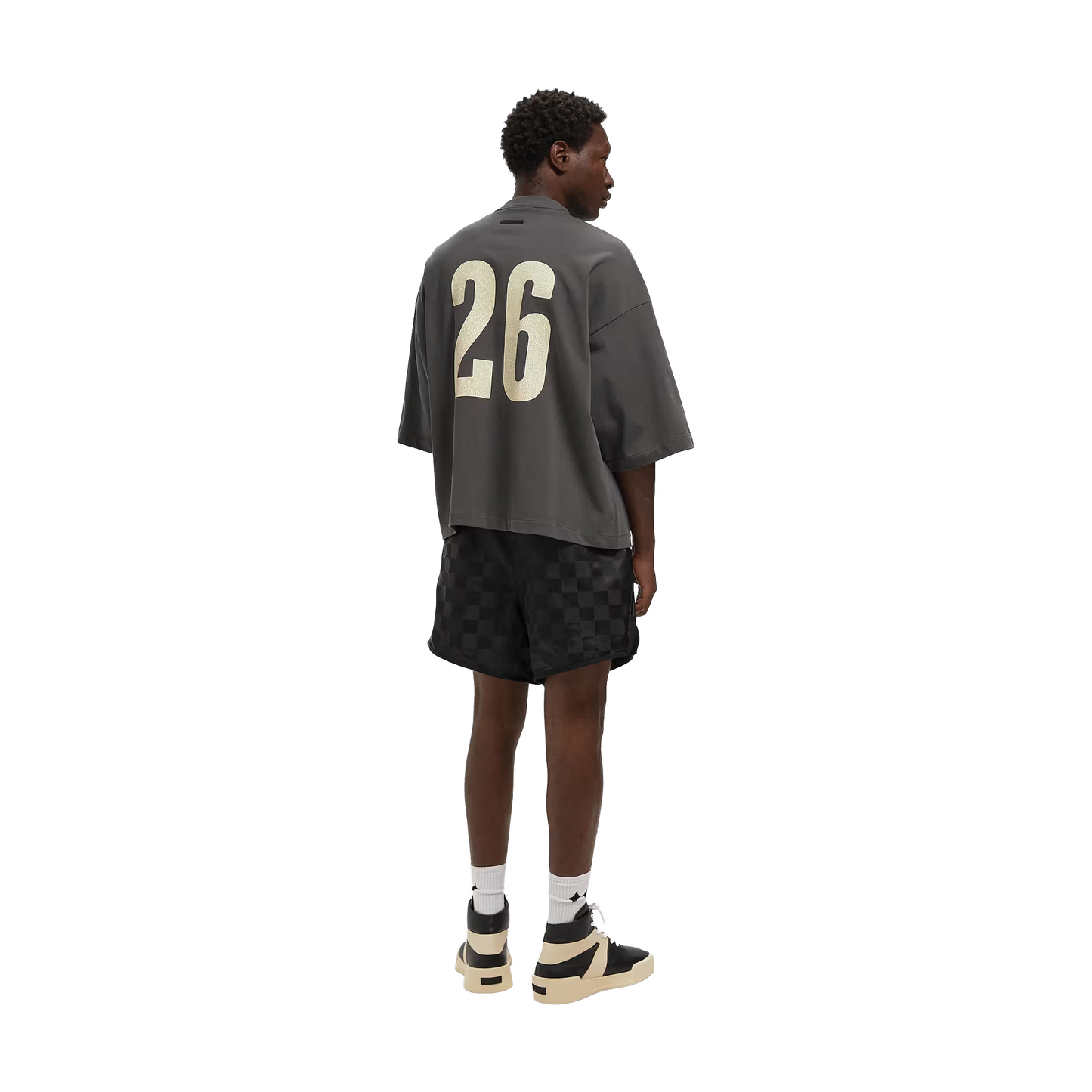 Fear of God Essentials Merch Tee Boxy Fit Iron Grey (SS26)