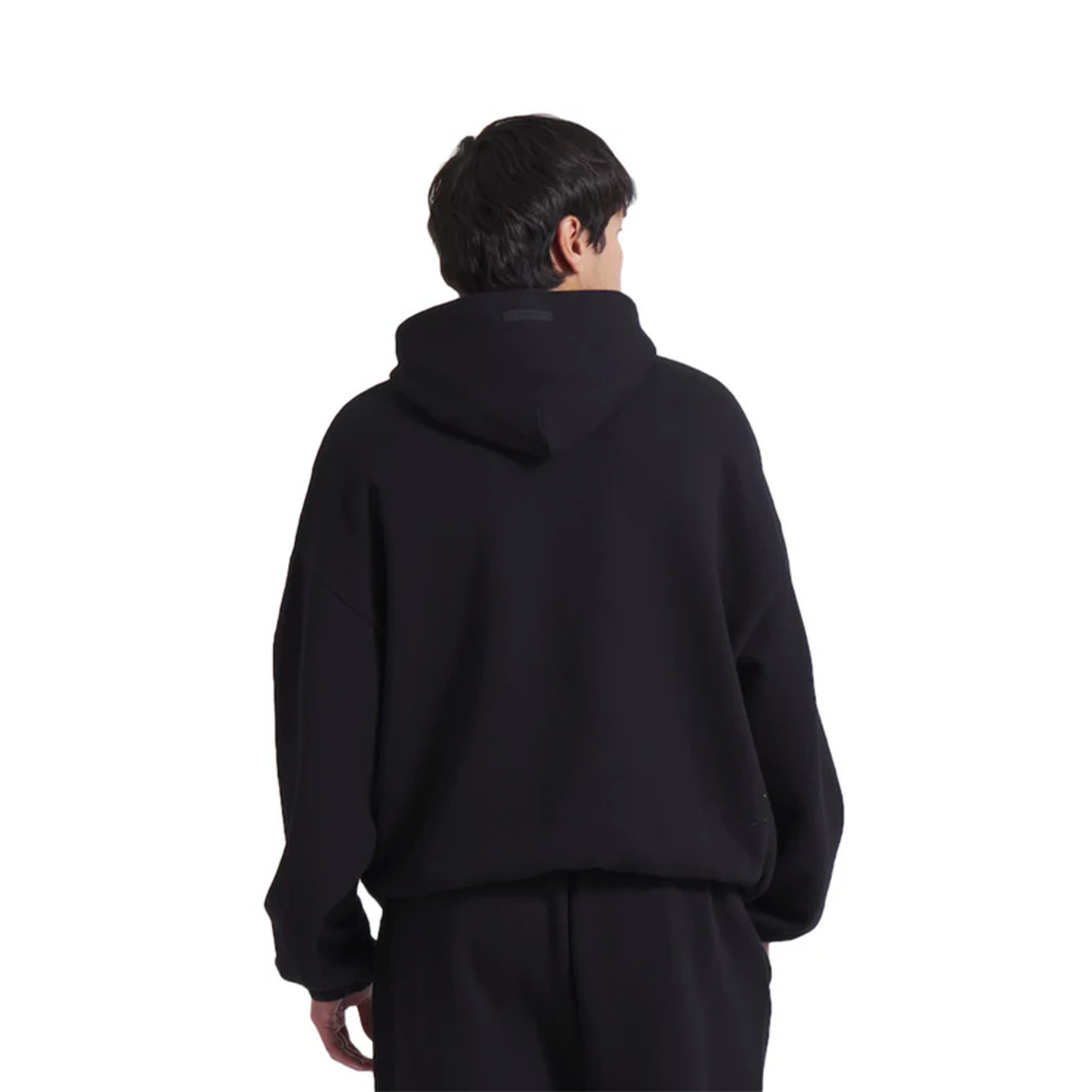 Fear of God Essentials NBA Logo Fleece Hoodie Black (FW24)