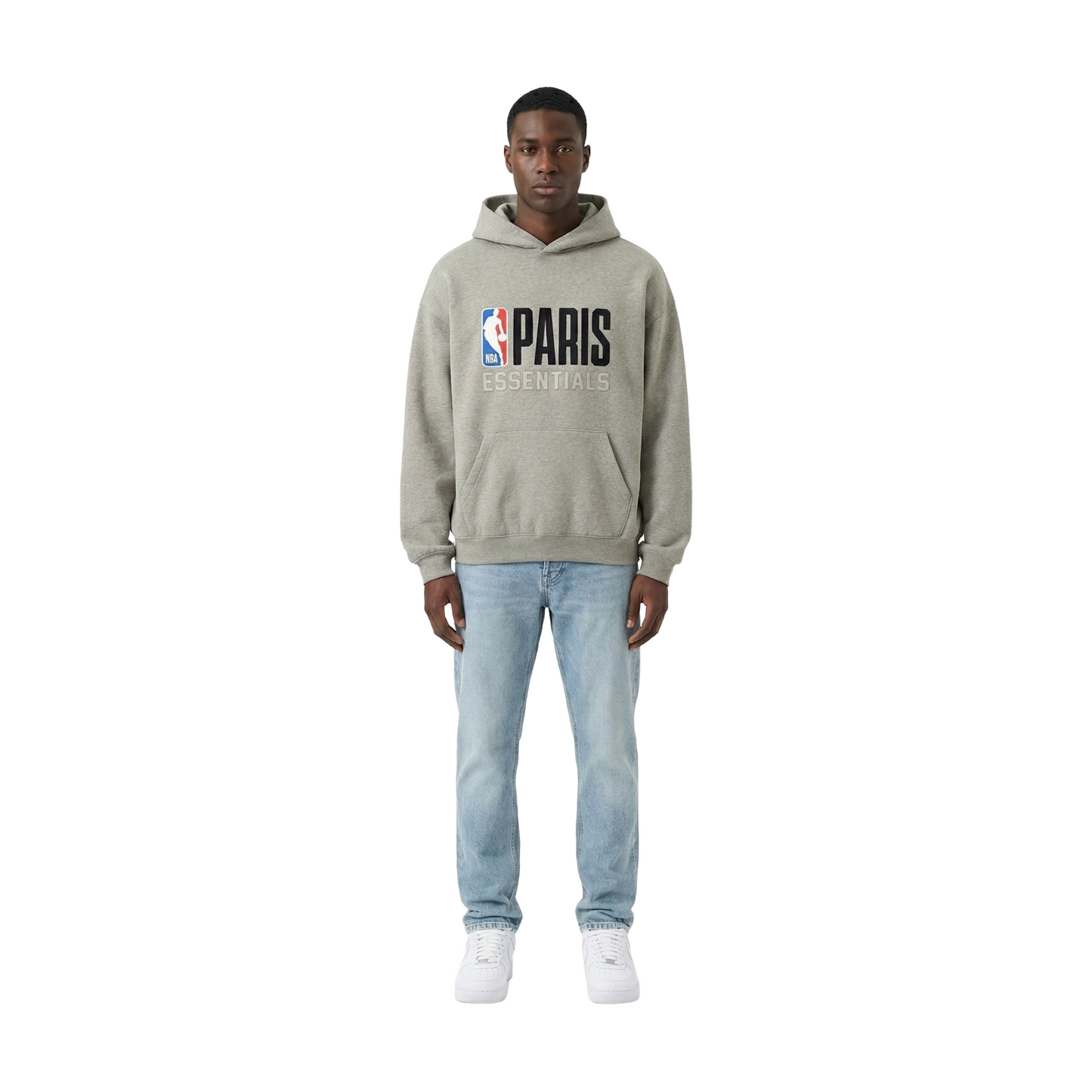 Fear of God Essentials NBA Paris Hoodie Warm Heather (SS25)