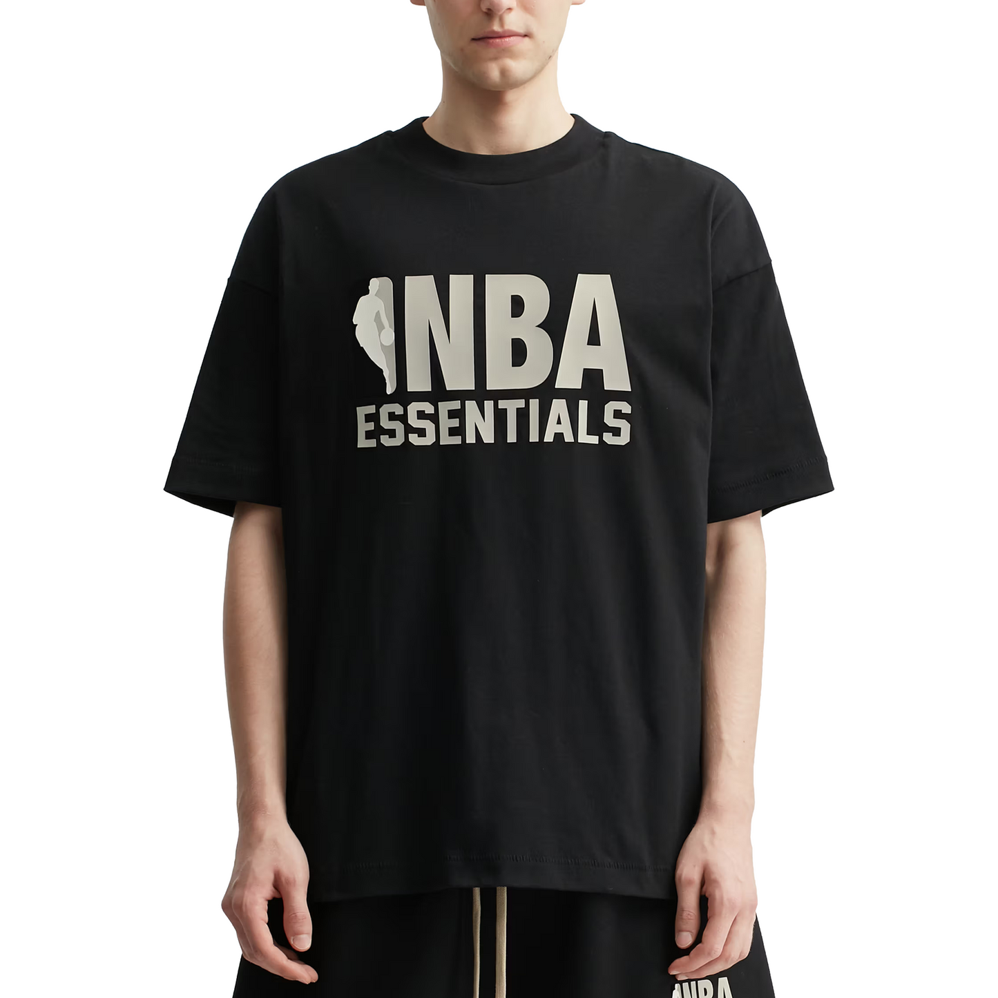 Fear of God Essentials NBA Tee Black (SS25)