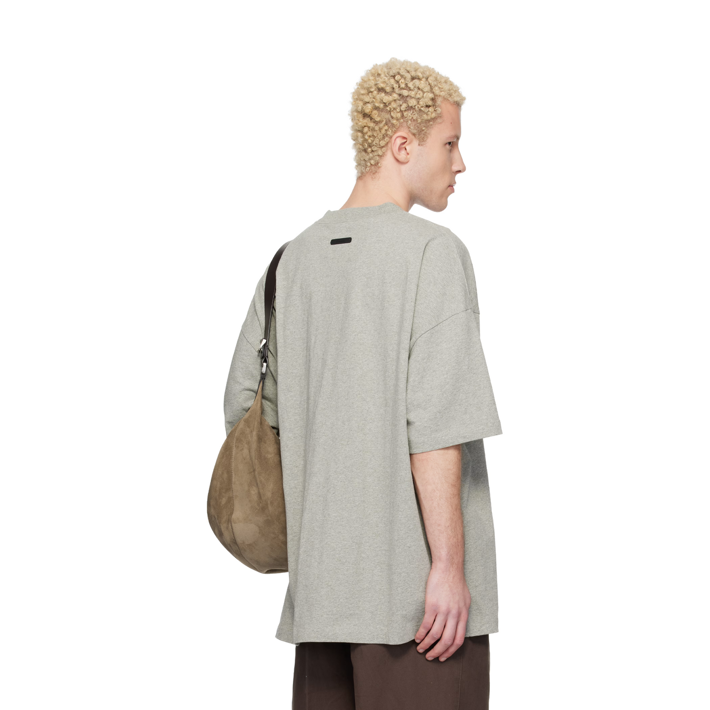 Fear of God Essentials Signature 90s Tee Concrete Heather (SS26)