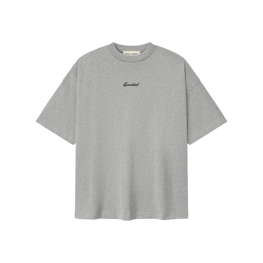 Fear of God Essentials Signature 90s Tee Concrete Heather (SS26)