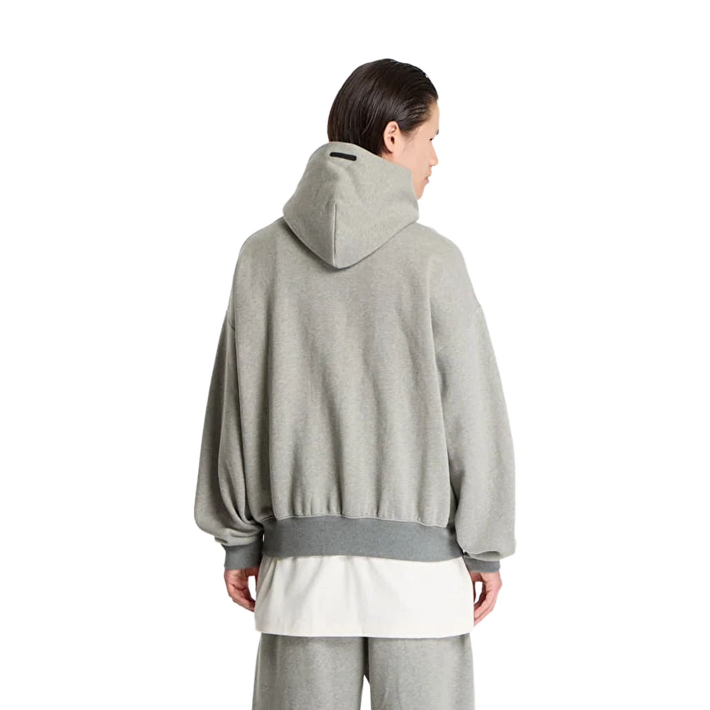 Fear of God Essentials Signature Classic Hoodie Concrete Heather (SS26)