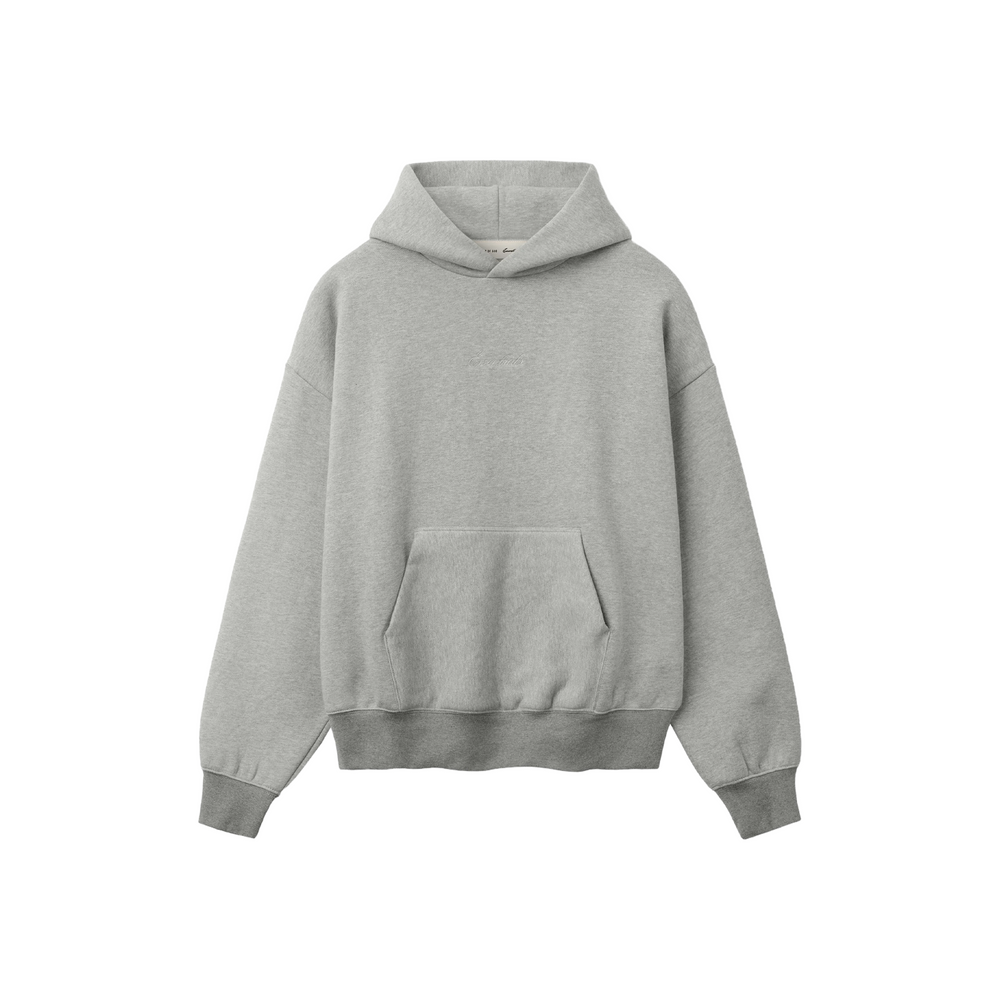 Fear of God Essentials Signature Classic Hoodie Concrete Heather (SS26)