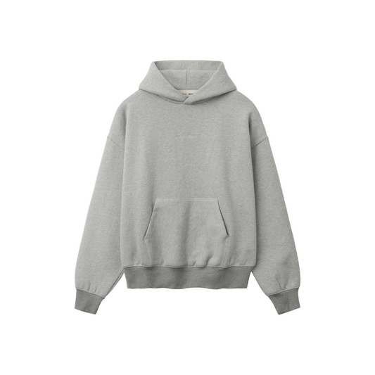 Fear of God Essentials Signature Classic Hoodie Concrete Heather (SS26)