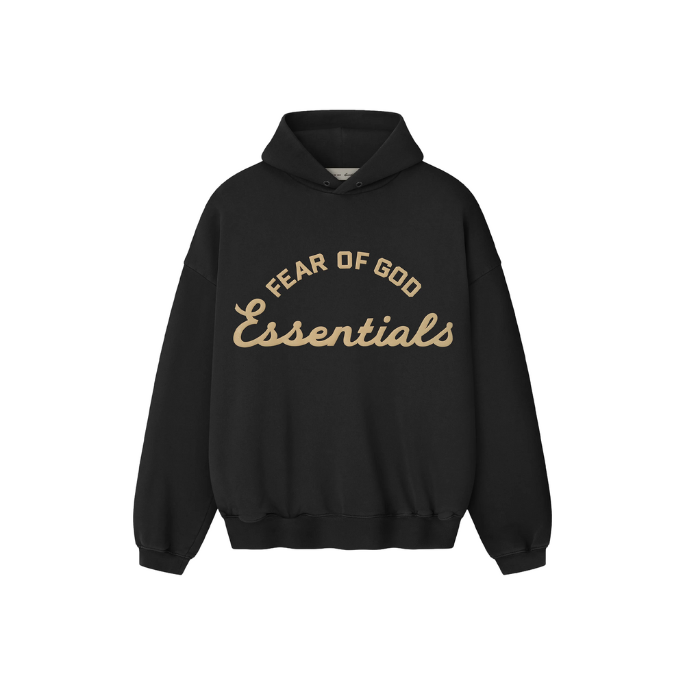 Fear of God Essentials Training 90's Hoodie Faded Black (SS26)