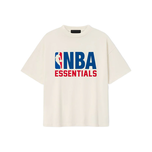 Fear of God Essentials x NBA 90’s Tee Cream White (FW25)