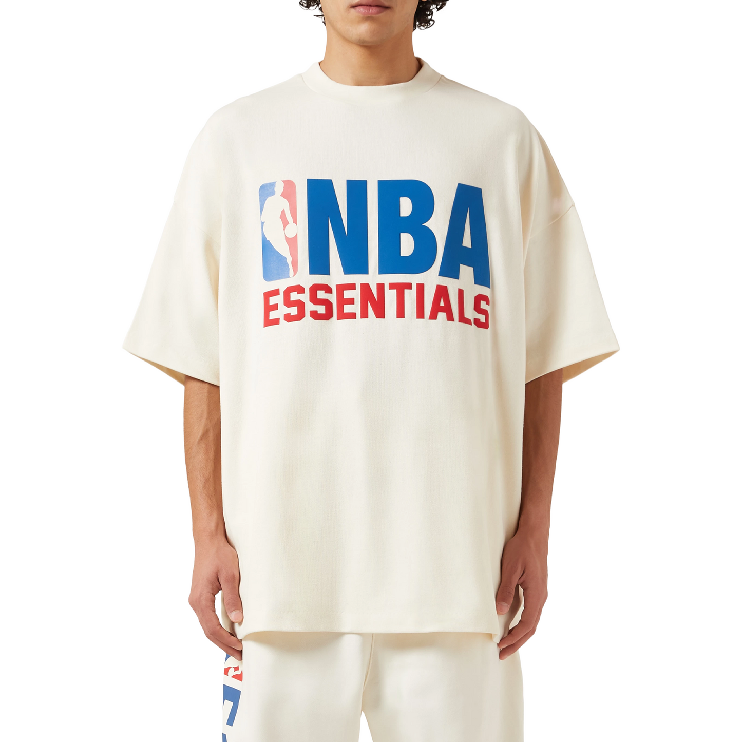 Fear of God Essentials x NBA 90’s Tee Cream White (FW25)