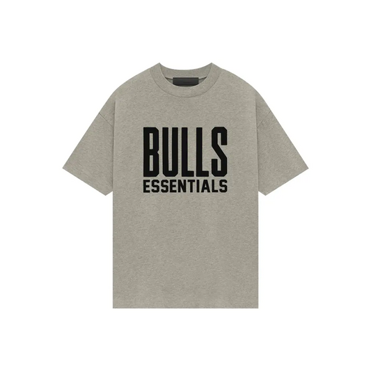 Fear of God Essentials x NBA Chicago Bulls Tee Warm Heather (SS25)
