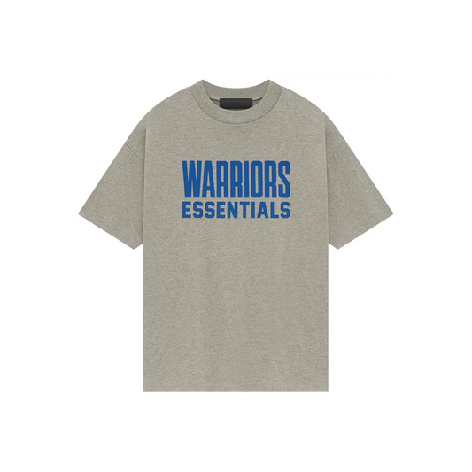 Fear of God Essentials x NBA Golden State Warriors Tee Warm Heather (SS25)