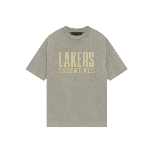 Fear of God Essentials x NBA Los Angeles Lakers Tee Warm Heather (SS25)