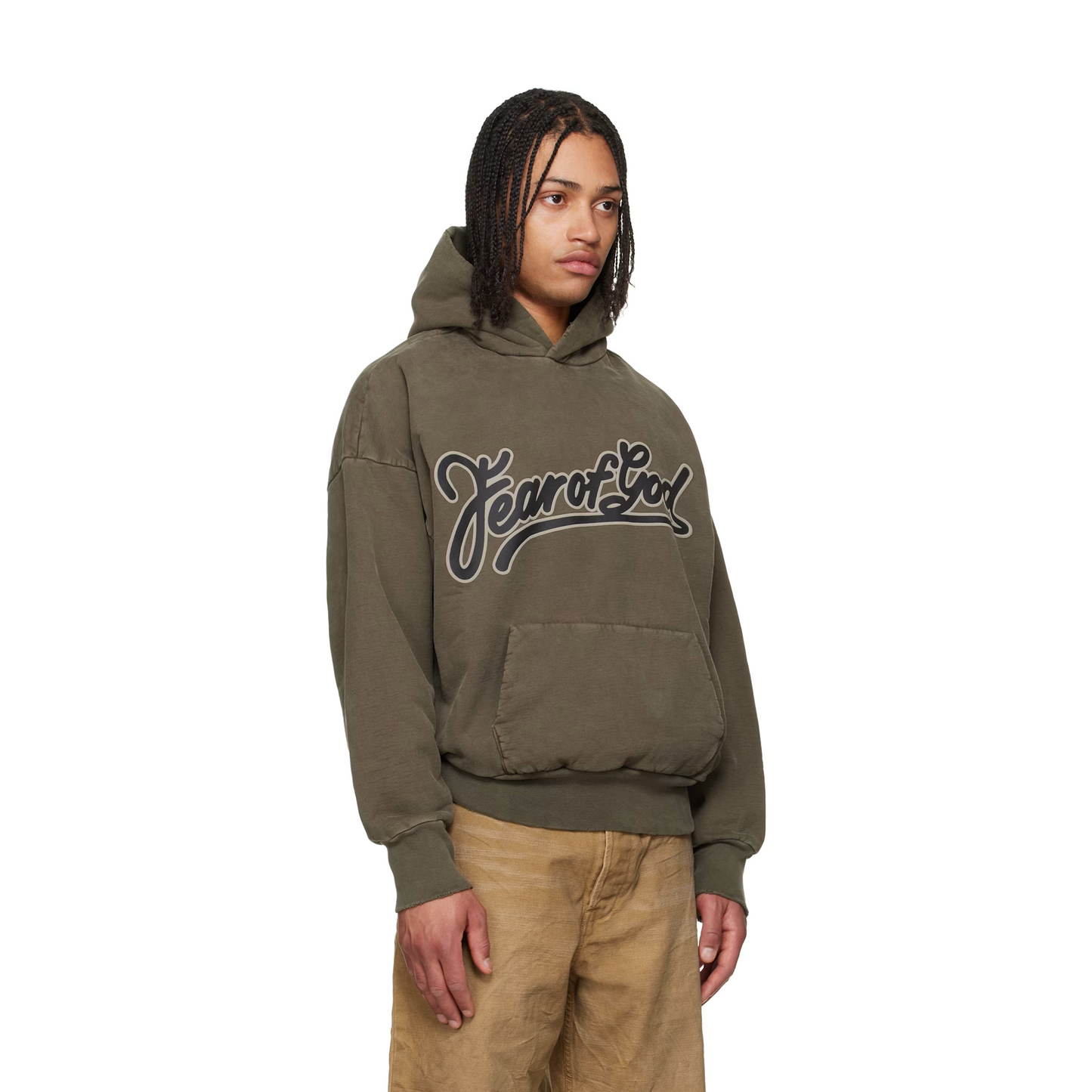 FEAR OF GOD Fear of God Classic Pocket Hoodie Faded Brown (SS26)