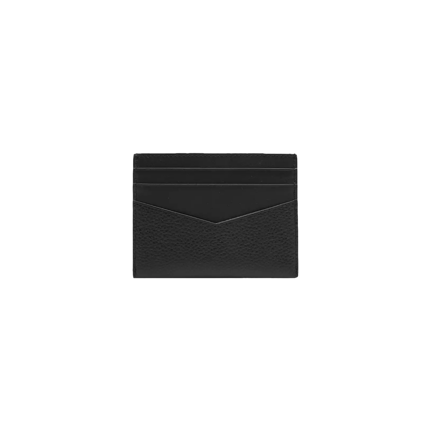 GIVENCHY Logo Plaque Leather Cardholder Black (SS24)