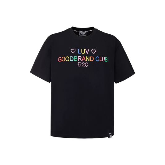 GOODBRAND 520 Limited Edition Clock Foam Tee Black (SS26)